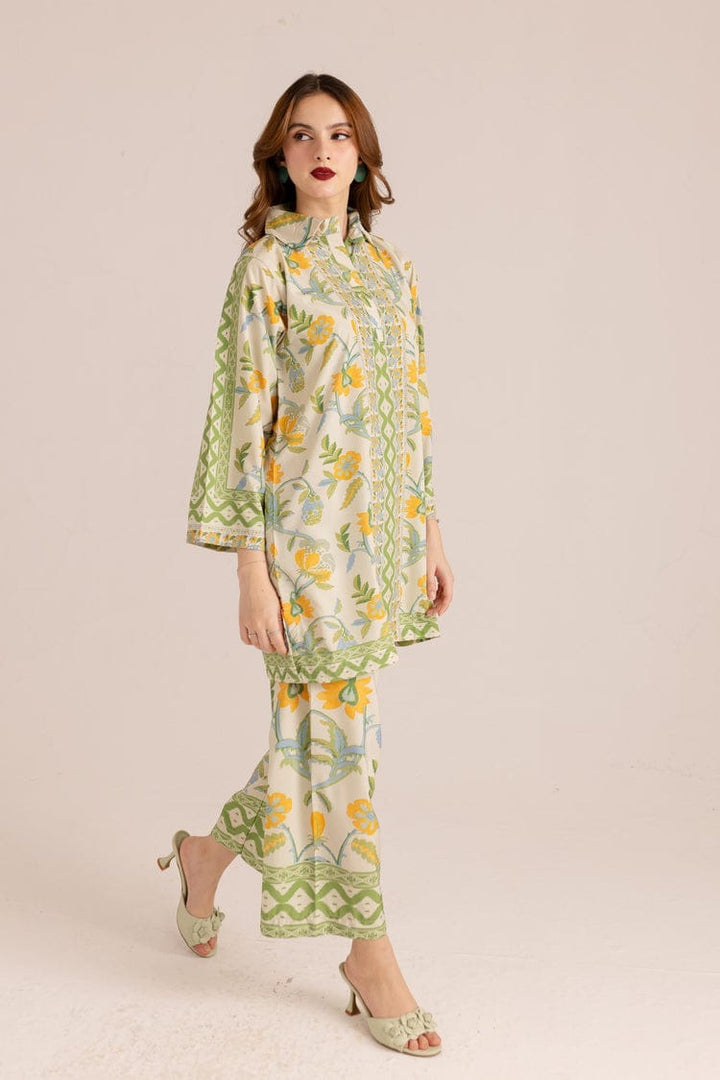 Ornate Printed Straight Kurta & Pants Set – Artistic Everyday Wear