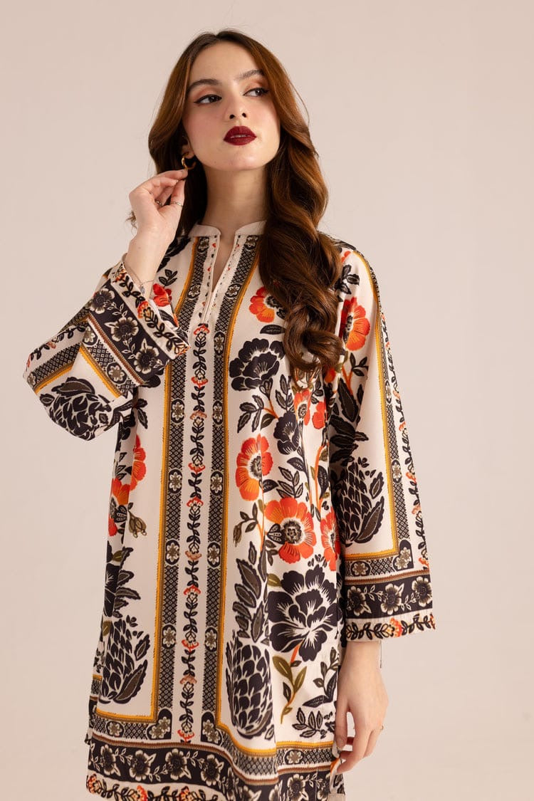 Ornate Printed Straight Kurta & Pants Set – Artistic Everyday Wear
