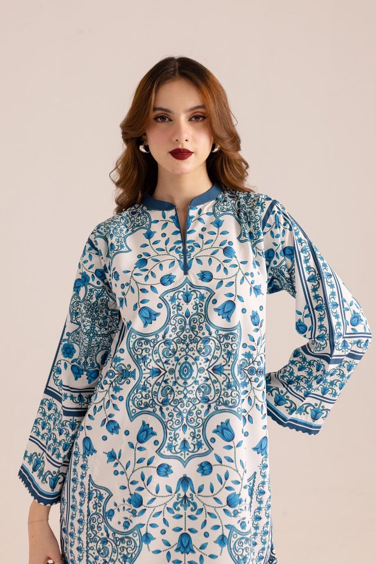 Ornate Printed Straight Kurta & Pants Set – Artistic Everyday Wear