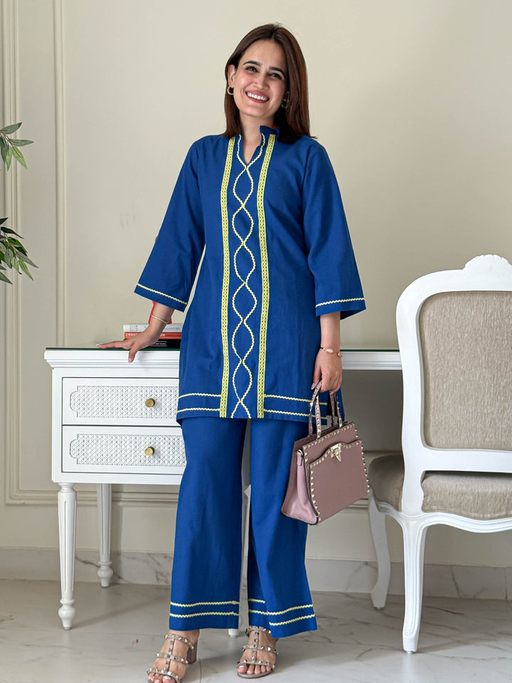 Elegant Embroidered Co-ord Set