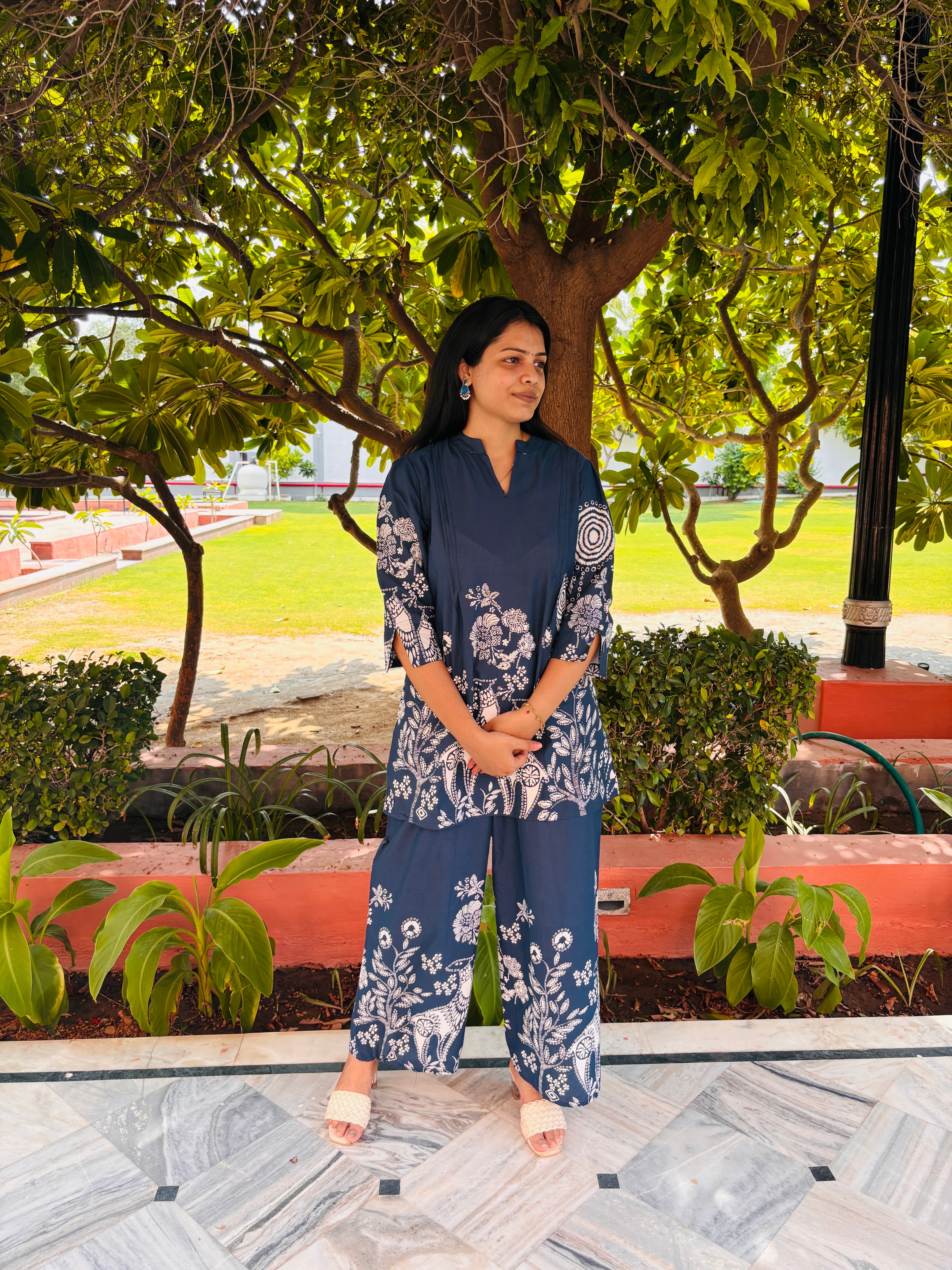 The Midnight Bloom Co-ord Set