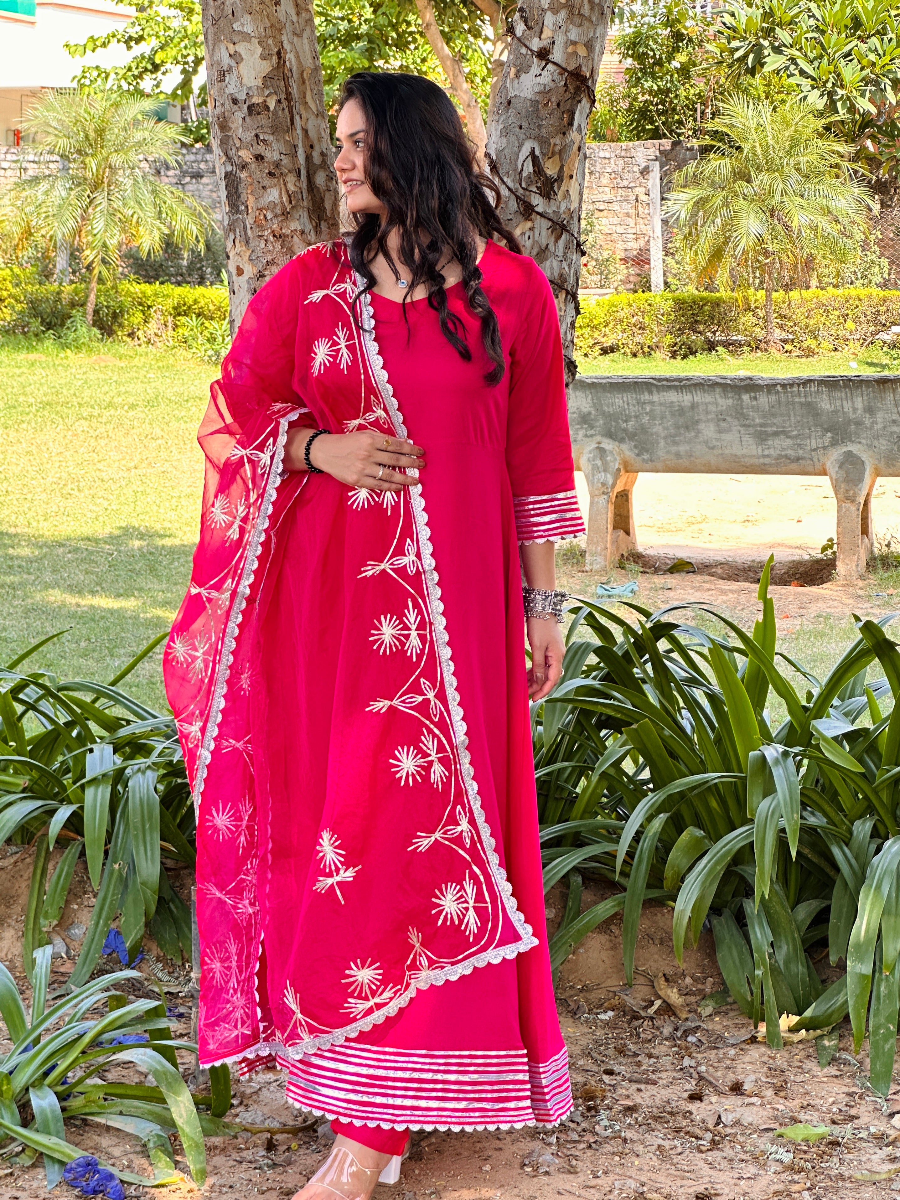 The Gulaal Anarkali Set