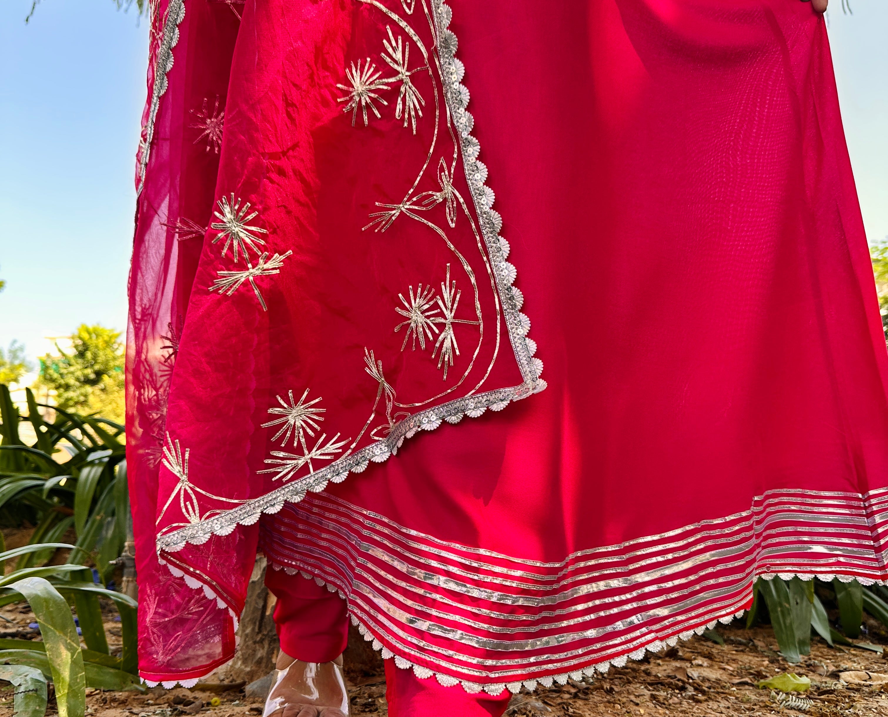 The Gulaal Anarkali Set