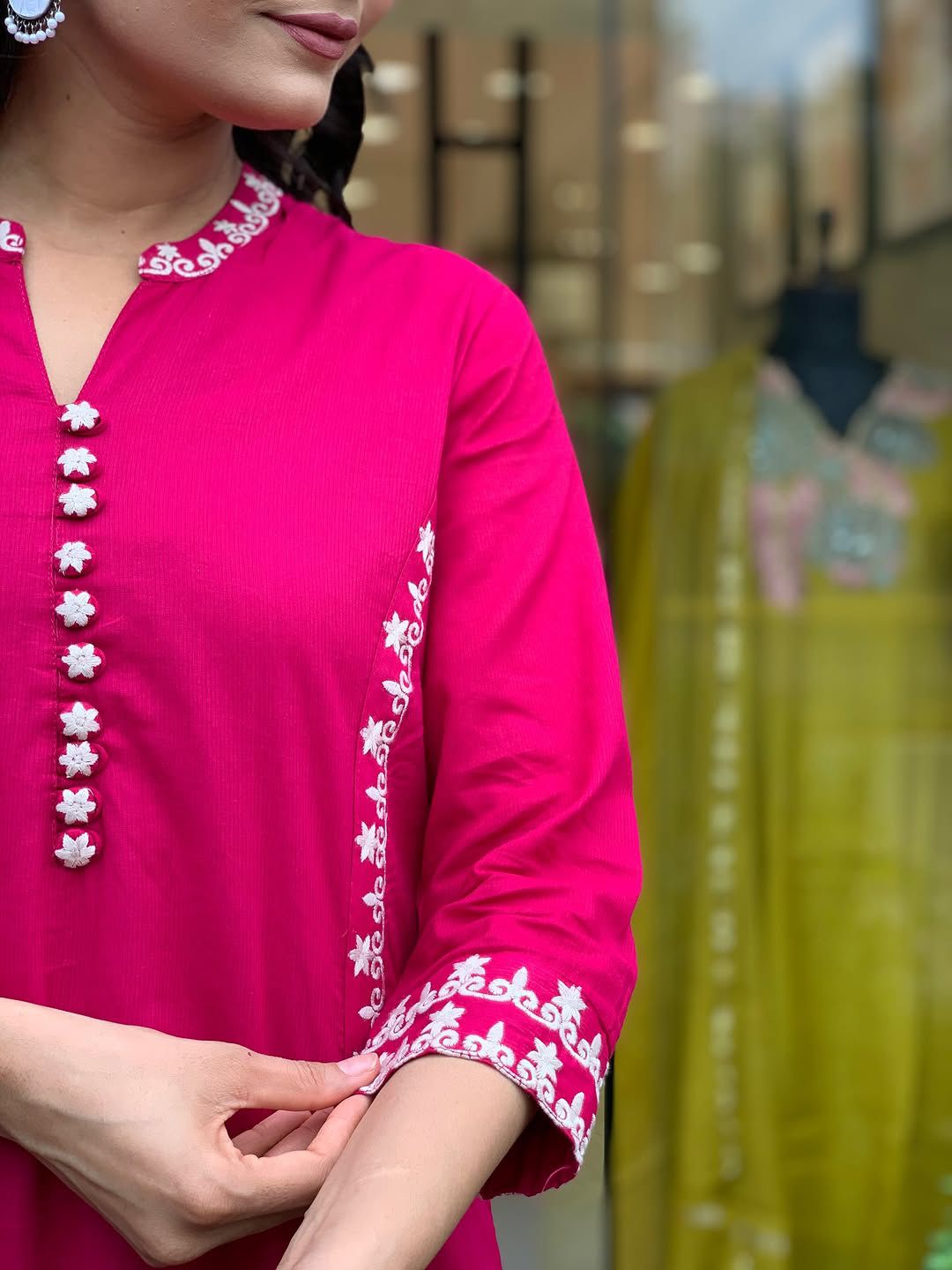 Elegant Pink Kurta Set with Dupatta