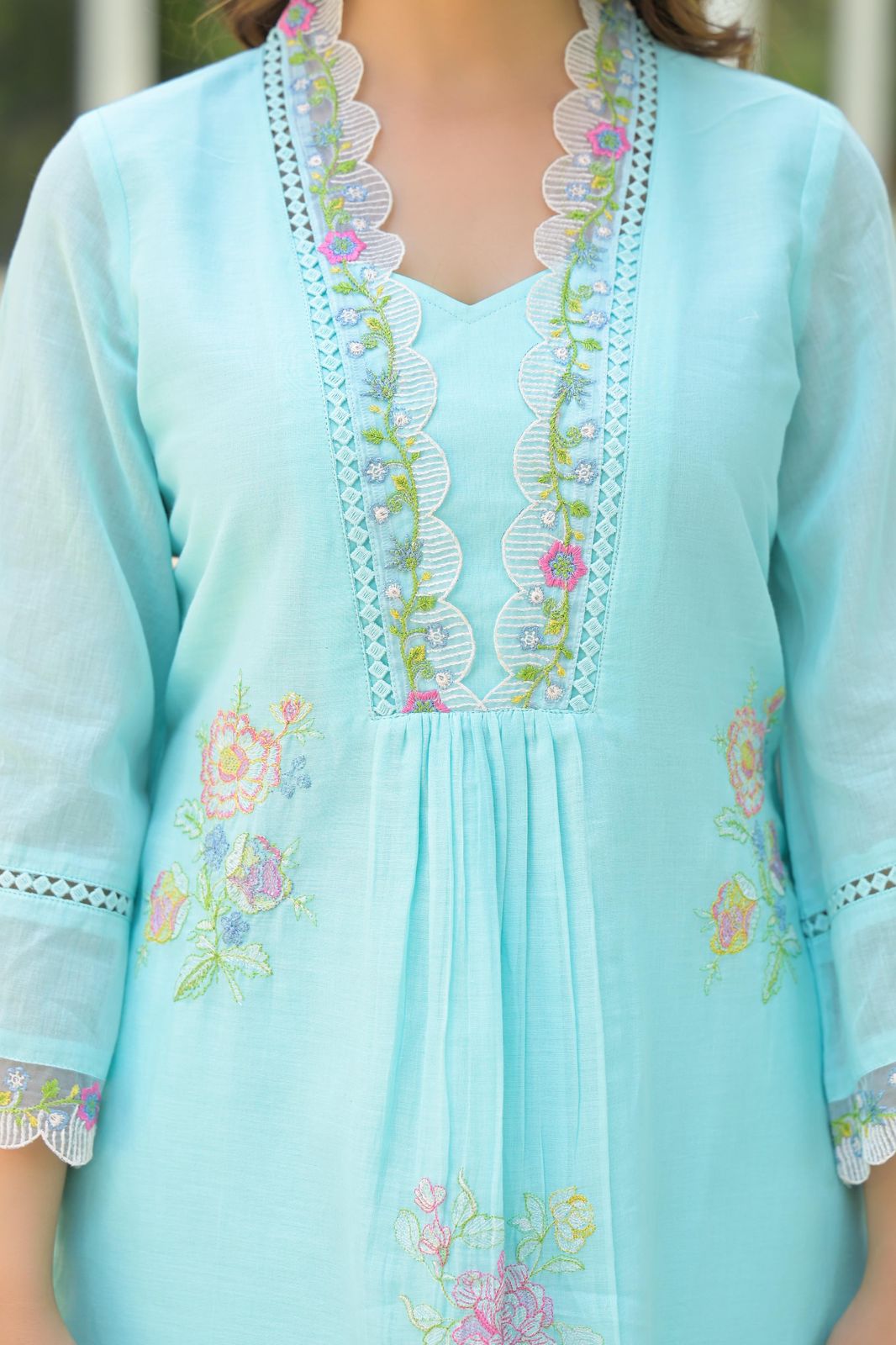 Elegant Printed Kurta Set with Dupatta