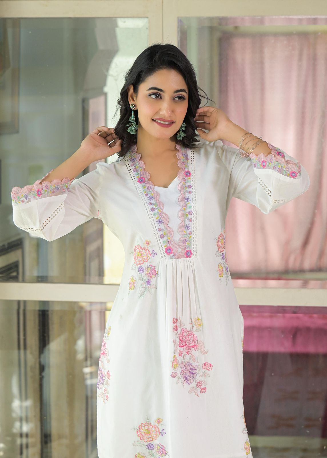 Elegant Printed Kurta Set with Dupatta