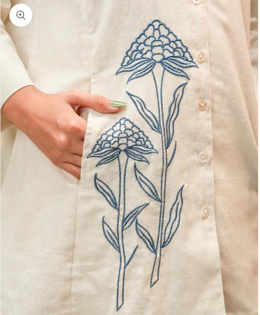 Minimalist Co-ord Set with Subtle Embroidery