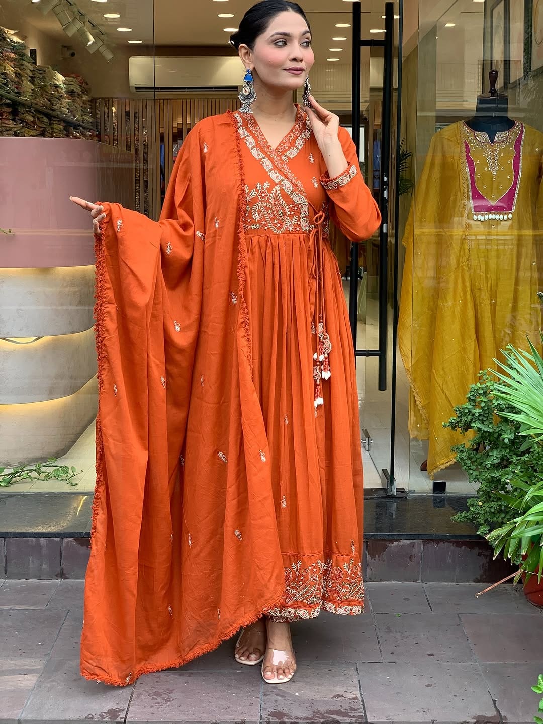 The Orange Anarkali