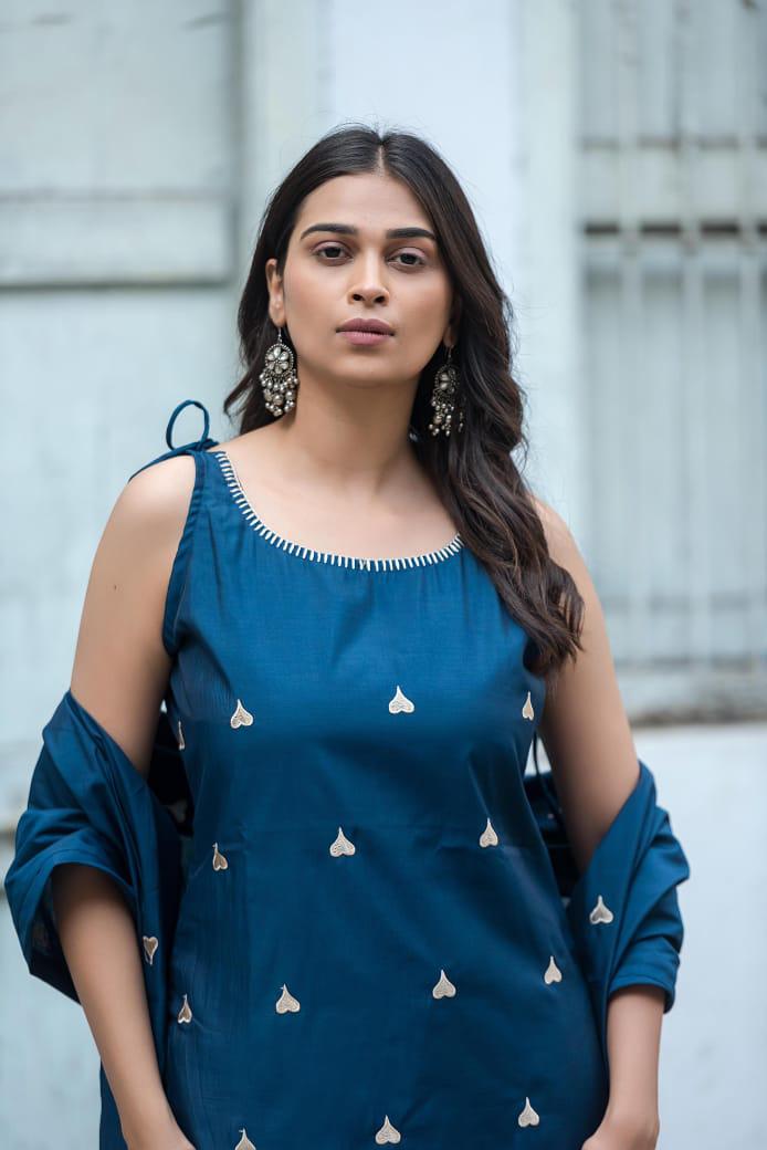 The Midnight Blue Kurta Set