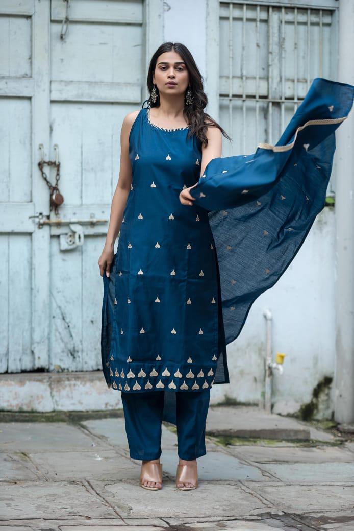 The Midnight Blue Kurta Set
