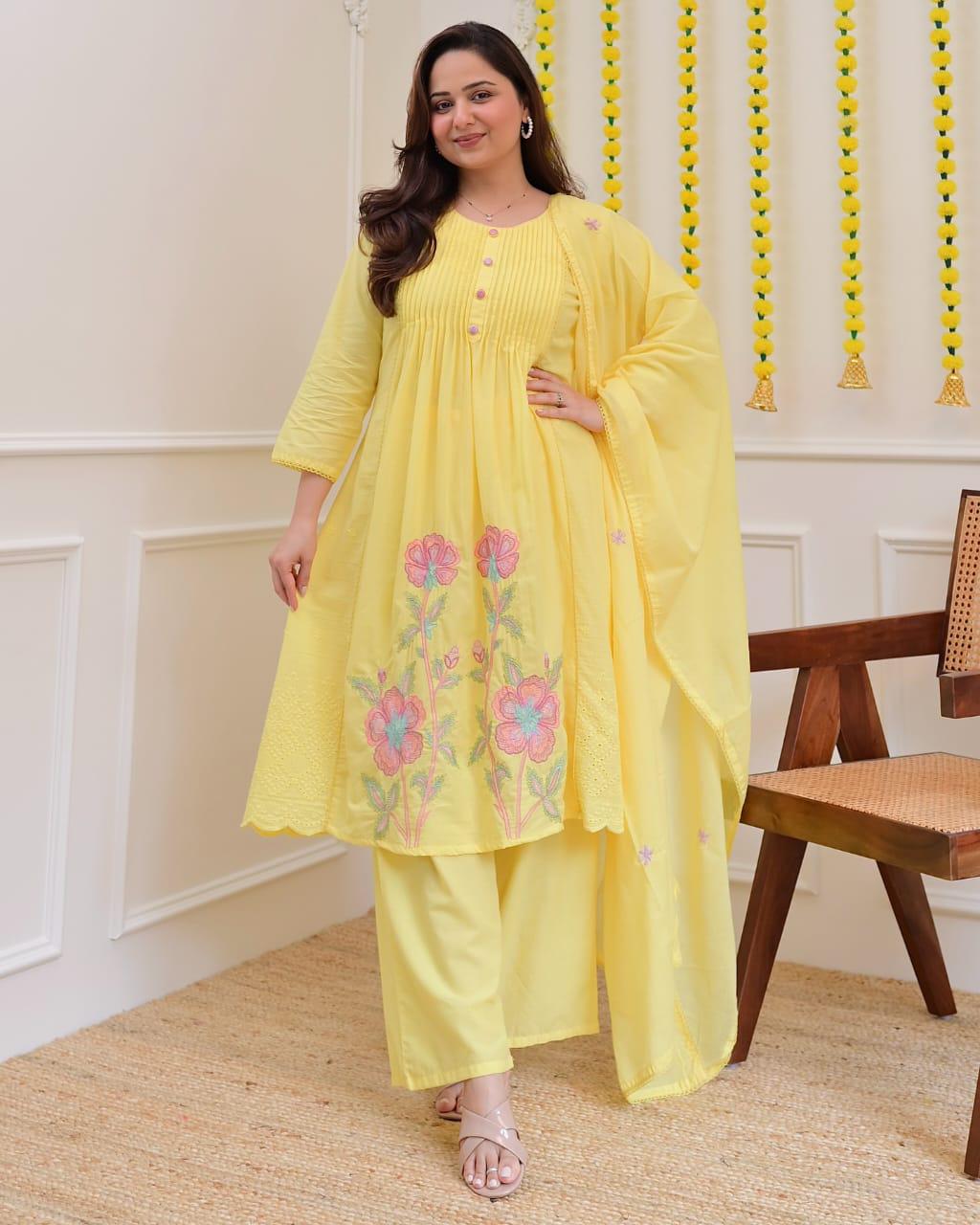 The Sunshine Yellow Kurta Set