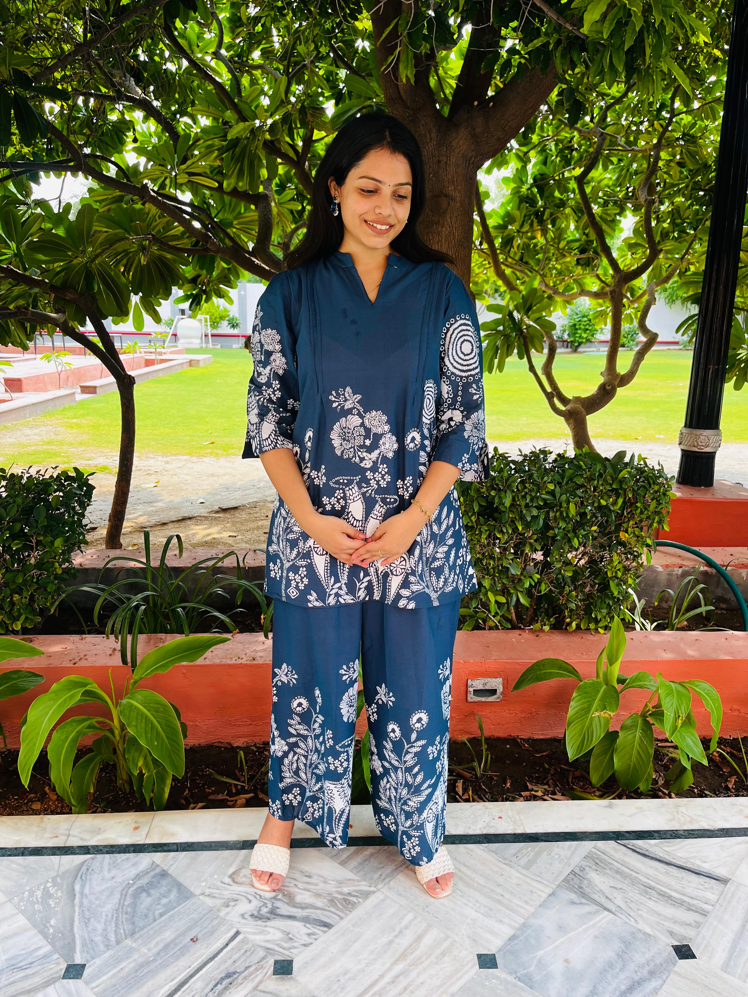 The Midnight Bloom Co-ord Set