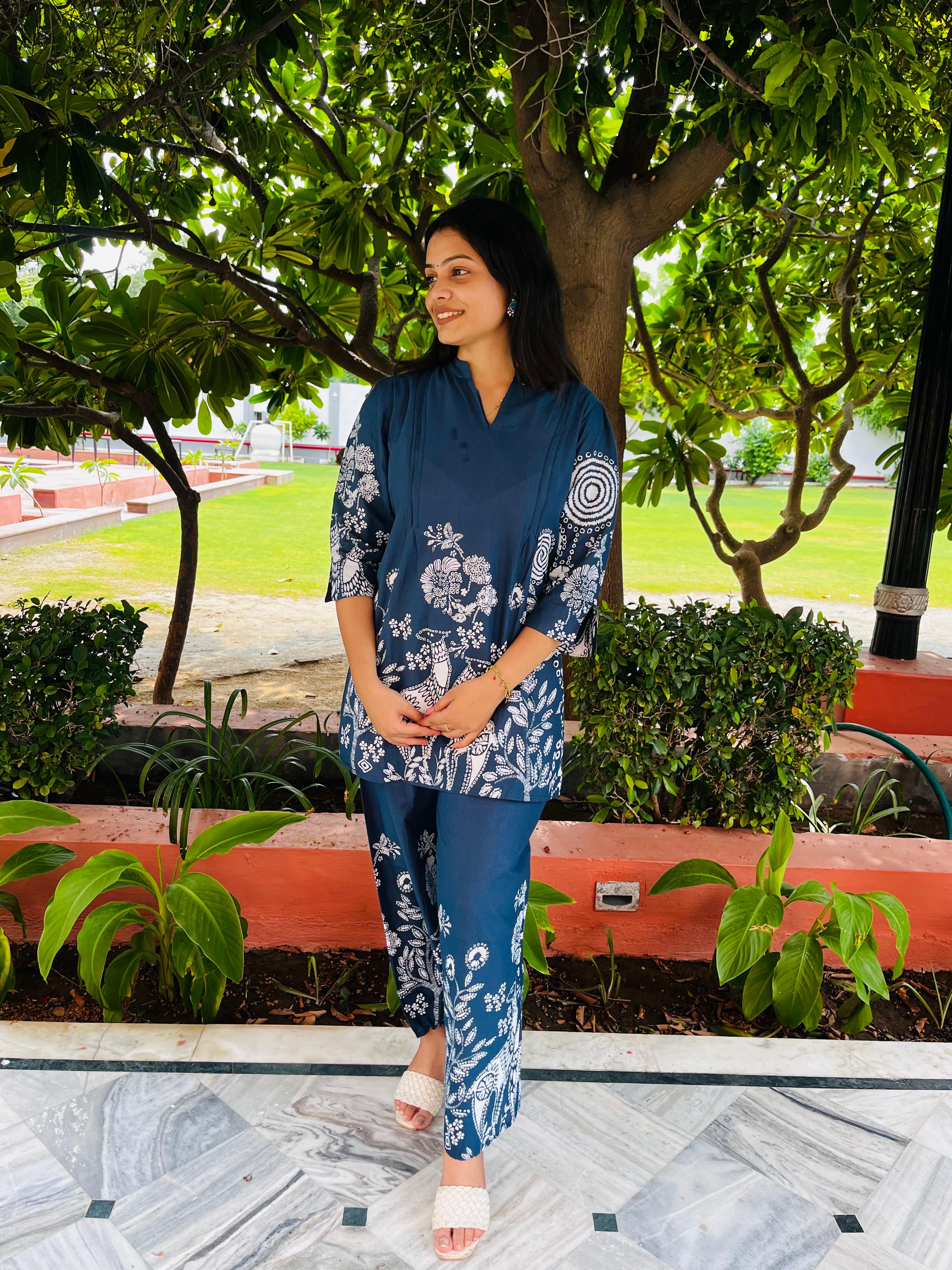 The Midnight Bloom Co-ord Set