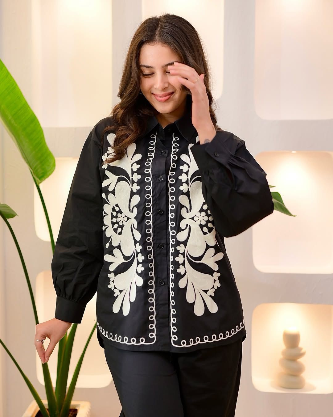 High-Contrast Embroidery