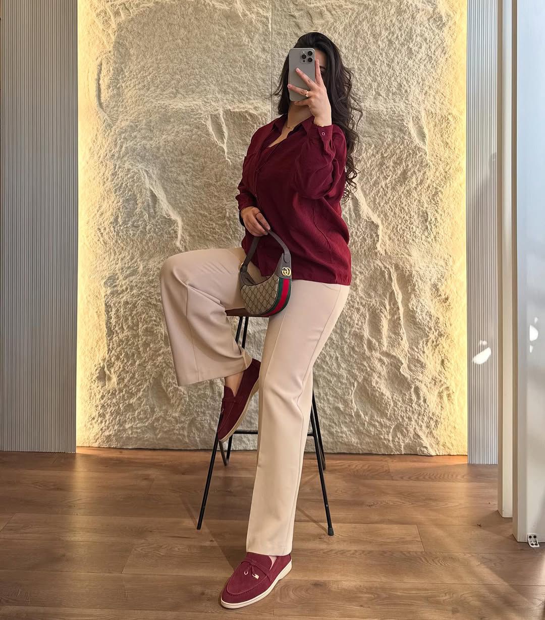 The Burgundy & Beige Edit