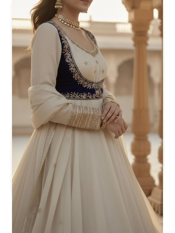 Elegant Embroidered Anarkali Suit Set for Women | Festive & Ethnic Wear