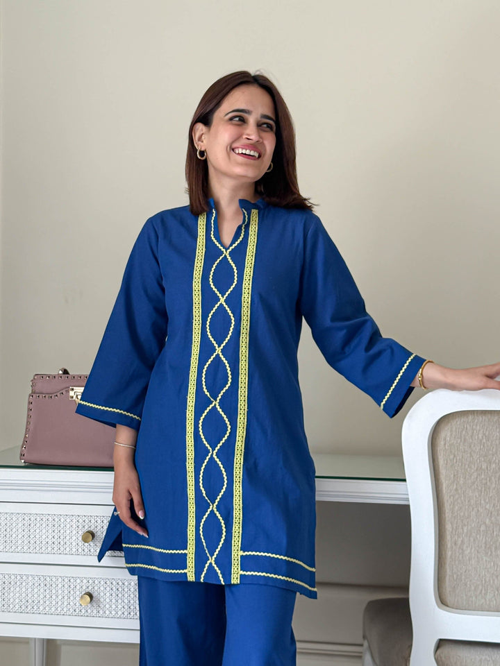 Elegant Embroidered Co-ord Set