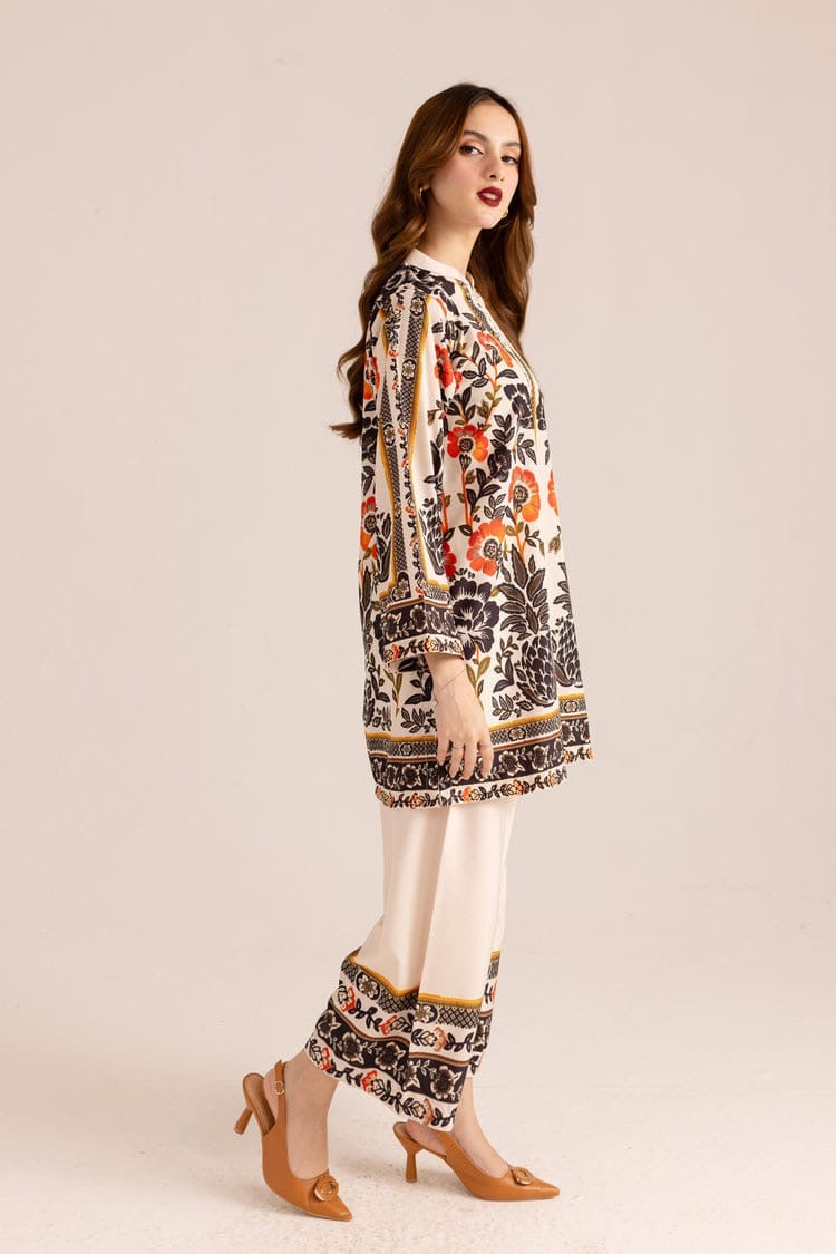 Ornate Printed Straight Kurta & Pants Set – Artistic Everyday Wear